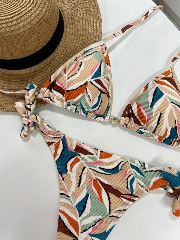 Top Cortininha estampado (calcinha não inclusa) - Imagem 2