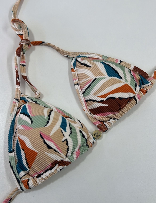 Top Cortininha estampado (calcinha não inclusa)